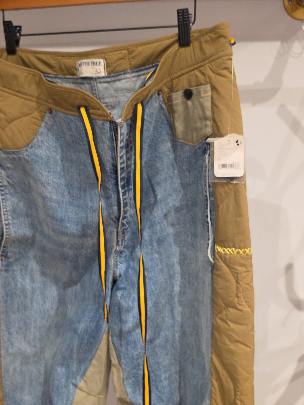 NWT "32" Free People Delton Piece Barrel Jean - Picture 9 of 12